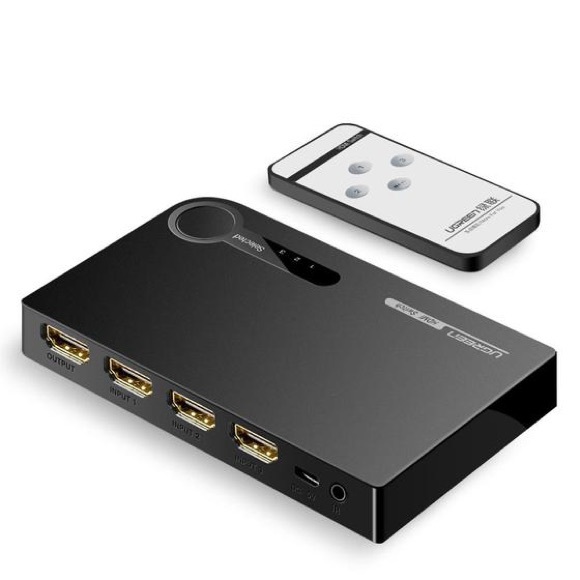 UGREEN HDMI Switch 3 In 1 Out - Picture 1 of 11